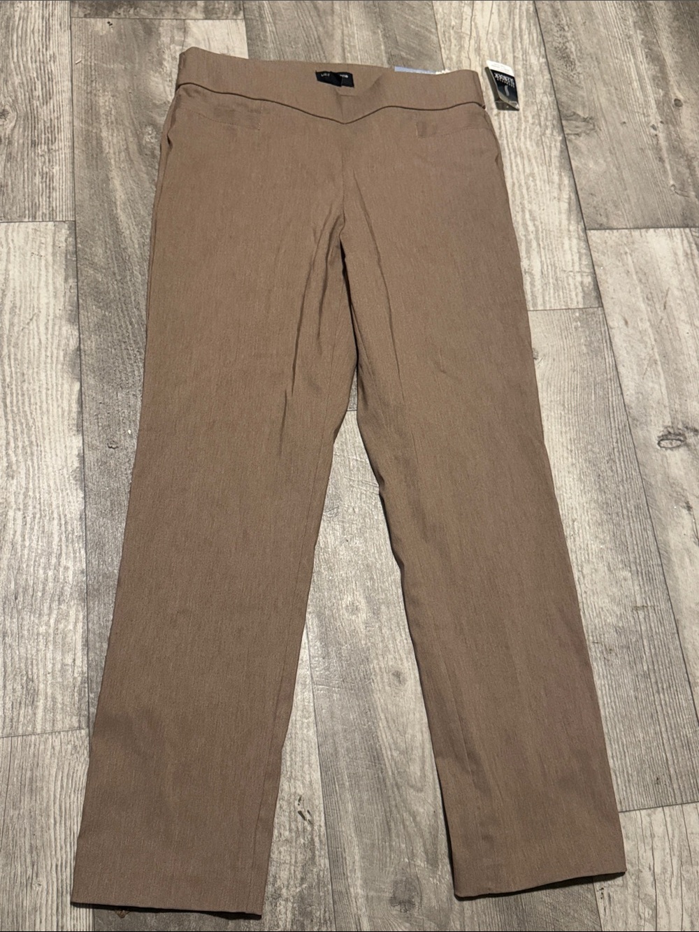 Liz Claiborne Taupe Straight-Leg Women's Pants